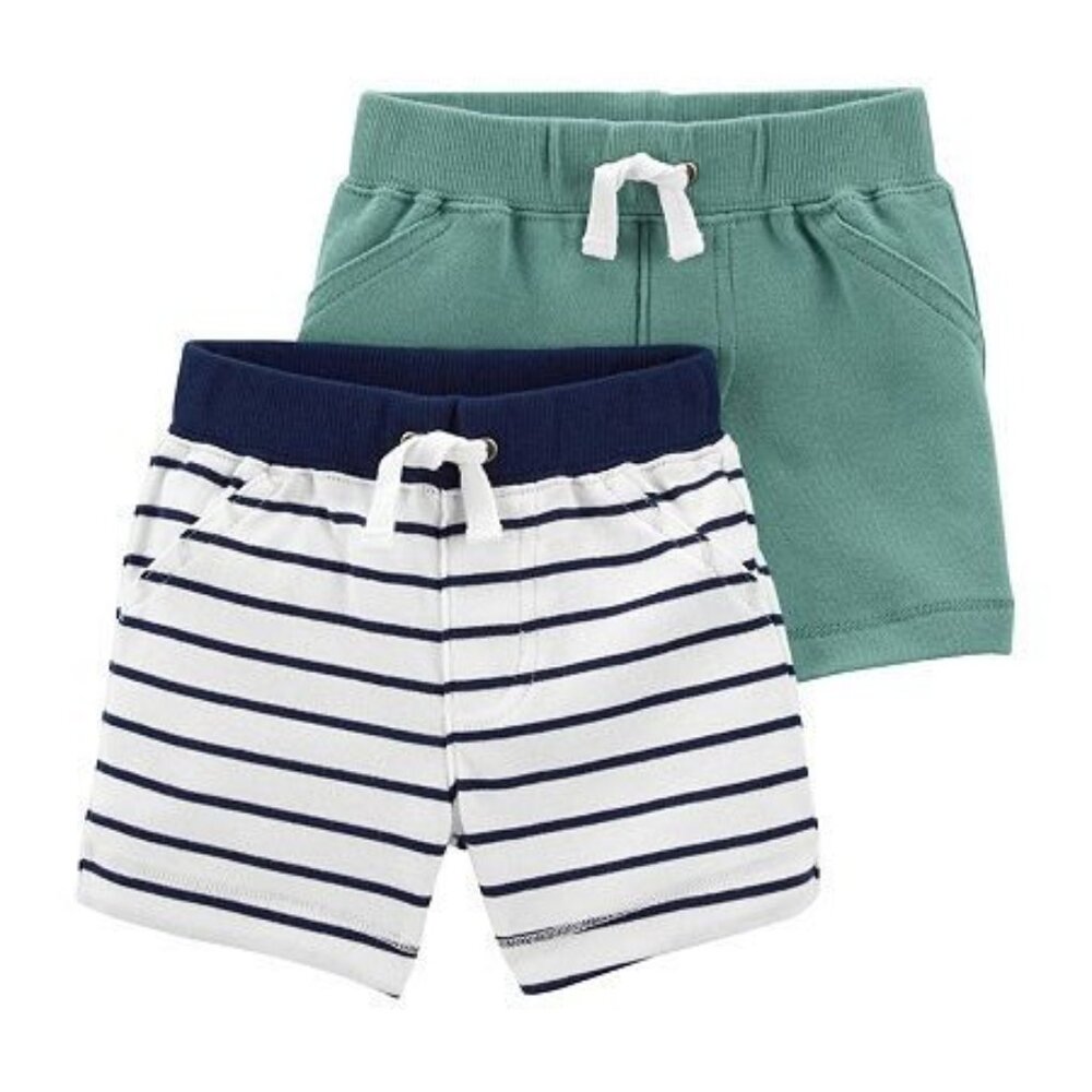 Carter S Baby Boys Pull-on Cotton Shorts‎ Newborn